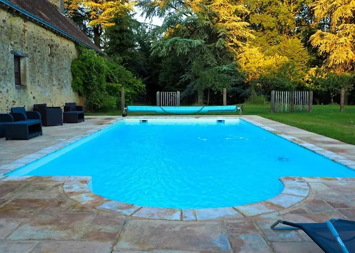 Authentique Avec Piscine Chauffée, Parc Et Chevaux, Au Cœur D'un Château Historique - Fr-1-410-189 Casa de Férias *